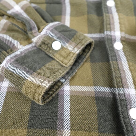 Levi's Plaid Flannel Shirt Men's XL 100% Cotton Tartan Buffalo Lumberjack - Picture 9 of 13